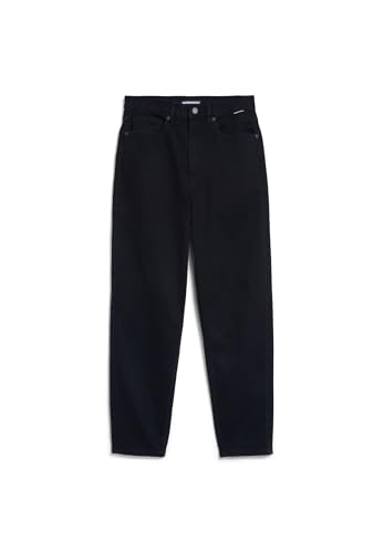 ARMEDANGELS Damen Mom Jeans recycelter Baumwoll Mix Comfort Stretch MAIRAA Mom Fit Black von ARMEDANGELS