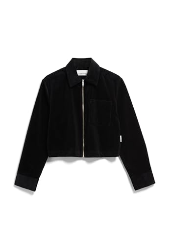 ARMEDANGELS Damen Overshirt Relaxed Fit aus Bio-Baumwoll Mix SAEDAA Corduroy Relaxed Fit Black von ARMEDANGELS