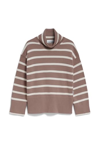 ARMEDANGELS Damen Pullover Loose Fit aus Bio-Baumwolle CHANAA Stripes Loose Fit Cinnamon Dust-oatmilk ARMEDANGELS Damen Pullover Loose Fit aus Bio-Baumwolle CHANAA Stripes Loose Fit Cinnamon Dust-oatmilk von ARMEDANGELS