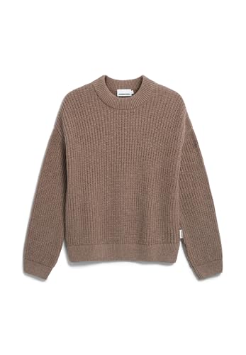 ARMEDANGELS Damen Pullover Loose Fit aus Bio-Woll Mix MIYAAR SOLID Loose Fit Cinnamon Dust Melange ARMEDANGELS Damen Pullover Loose Fit aus Bio-Woll Mix MIYAAR SOLID Loose Fit Cinnamon Dust Melange von ARMEDANGELS