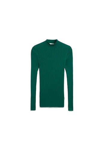 ARMEDANGELS Damen Pullover Slim Fit aus Bio-Baumwolle ALAANIA Fitted Emerald Green von ARMEDANGELS