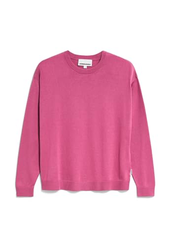 ARMEDANGELS Damen Pullover aus Bio-Baumwoll Mix LARUNAA Loose Fit Crushed Berry von ARMEDANGELS