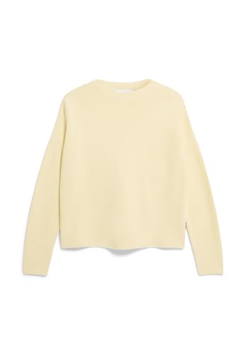 ARMEDANGELS Damen Pullover aus Bio-Baumwolle MERINAA Links Links Loose Fit Early Yellow von ARMEDANGELS