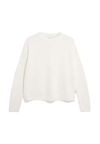ARMEDANGELS Damen Pullover aus Bio-Baumwolle MERINAA Links Links Loose Fit Light Oatmilk von ARMEDANGELS