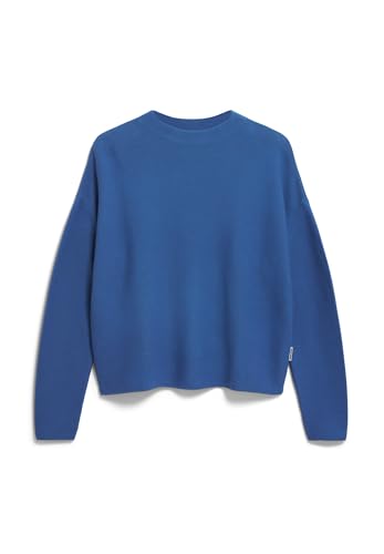 ARMEDANGELS Damen Pullover aus Bio-Baumwolle MERINAA Links Links Sweater Loose Fit Dark Morning von ARMEDANGELS