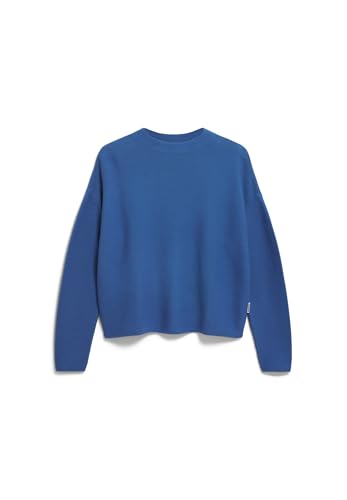ARMEDANGELS Damen Pullover aus Bio-Baumwolle MERINAA Links Links Loose Fit Dark Morning von ARMEDANGELS