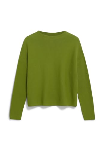 ARMEDANGELS Damen Pullover aus Bio-Baumwolle MERINAA Links Links Loose Fit Dark Moss von ARMEDANGELS