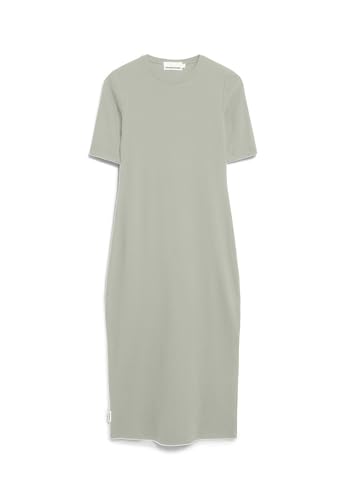 ARMEDANGELS Damen RIPP-Jerseykleid aus Bio-Baumwoll Mix SEHAARAA Fitted Seagreen von ARMEDANGELS