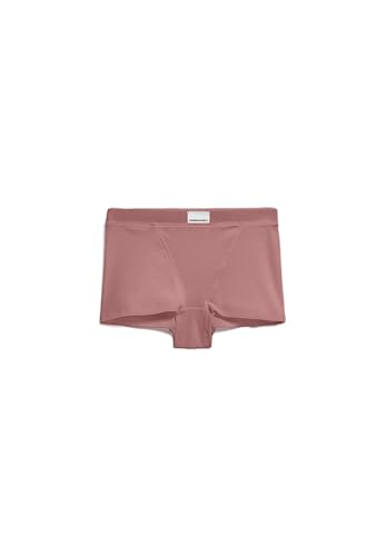 ARMEDANGELS Damen RIPP-Shortie aus Bio-Baumwoll Mix ERYNAA Rib Fitted Light Berry von ARMEDANGELS