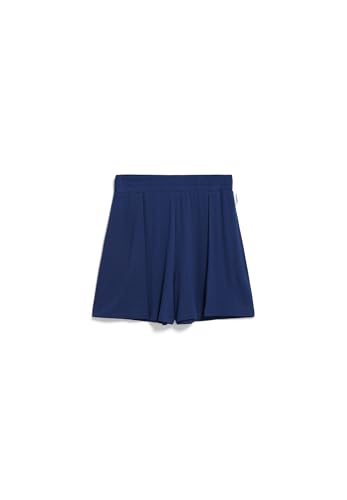 ARMEDANGELS Damen Shorts aus LENZING™ ECOVERO™ Viskose Mix AAREZU Relaxed Fit Blue Noon von ARMEDANGELS