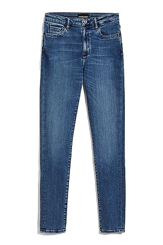 ARMEDANGELS Damen Skinny Leg Mid Waist aus Bio-Baumwoll Mix TILLAA X Stretch Skinny Fit Galaxy Blue von ARMEDANGELS