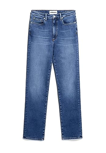ARMEDANGELS Damen Slim Jeans Bio-Baumwoll Mix X-Stretch LEJAANI Slim Fit Dk Indigo von ARMEDANGELS