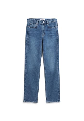ARMEDANGELS Damen Straight Jeans Bio-Baumwoll Mix Comfort Stretch CARENAA Slim Fit Atmospheric von ARMEDANGELS