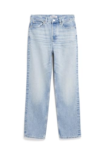 ARMEDANGELS Damen Straight Jeans High Waist recycelte Baumwolle AAIKALA Regular Fit Andromedar von ARMEDANGELS