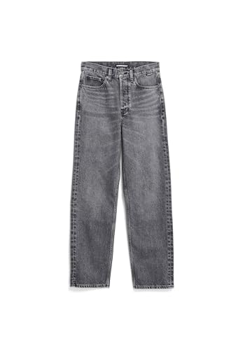 ARMEDANGELS Damen Straight Jeans High Waist recycelte Baumwolle AAIKALA Regular Fit Soft Ash von ARMEDANGELS