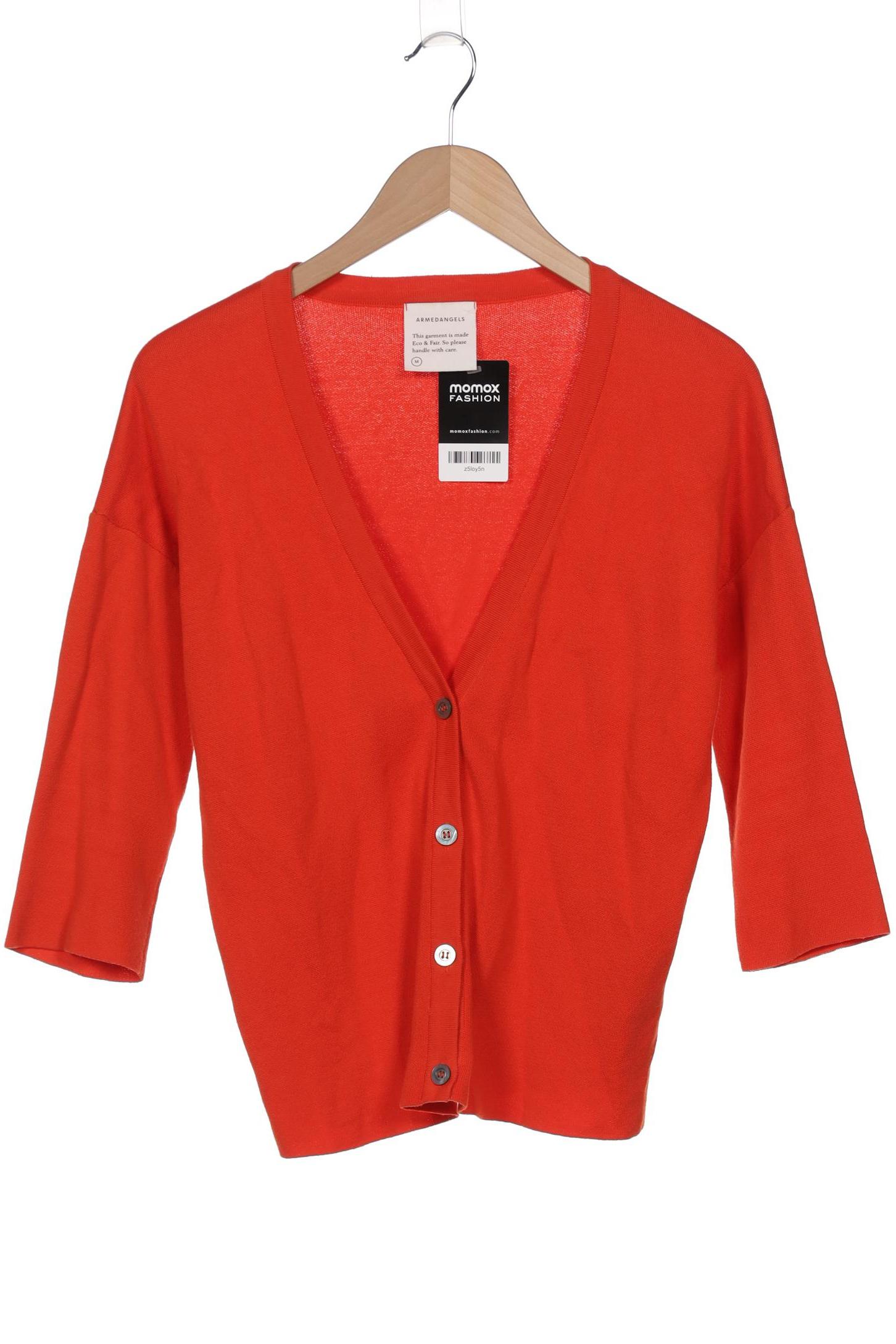 Armedangels Damen Strickjacke, orange, Gr. 38 von ARMEDANGELS