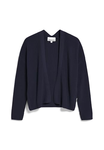 ARMEDANGELS Damen Strickjacke Oversized Fit aus Bio-Baumwolle VALENTINAA Loose Fit Night Sky von ARMEDANGELS