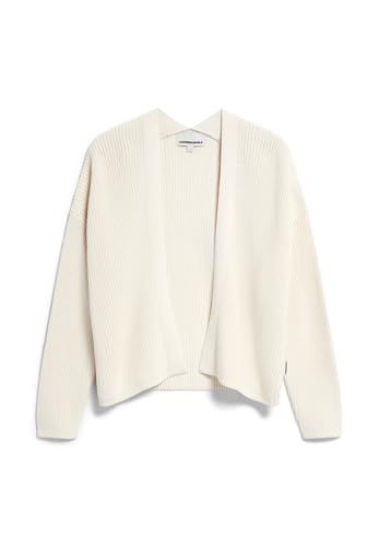 ARMEDANGELS Damen Strickjacke Oversized Fit aus Bio-Baumwolle VALENTINAA Loose Fit Oatmilk von ARMEDANGELS