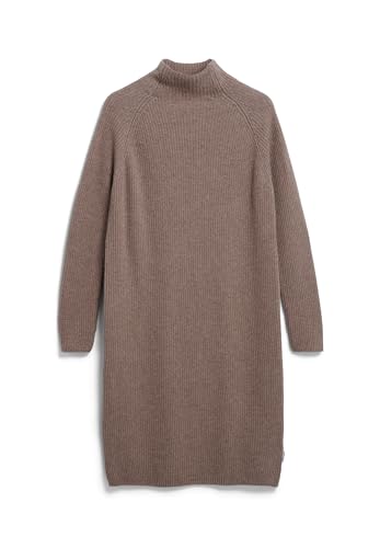 ARMEDANGELS Damen Strickkleid Relaxed Fit aus Bio-Woll Mix MILLAANA Relaxed Fit Cinnamon Dust Melange von ARMEDANGELS