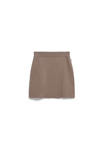 ARMEDANGELS Damen Strickrock aus Bio-Woll Mix DARLAA Regular Fit Cinnamon Dust Melange von ARMEDANGELS