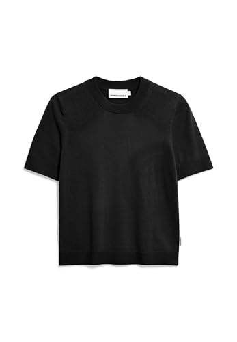 ARMEDANGELS Damen Strickshirt aus Tencel™ Lyocell Mix SILJIAAS Fitted Black von ARMEDANGELS
