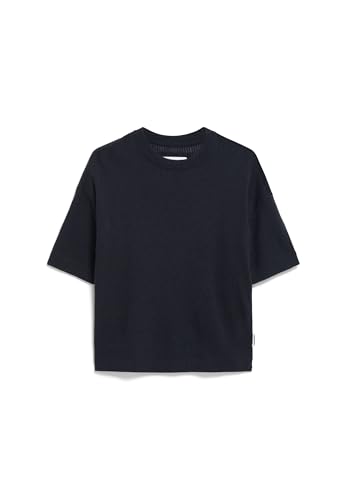 ARMEDANGELS Damen Strickshirt aus Leinen-Mix LIZAA LINO Relaxed Fit Black von ARMEDANGELS