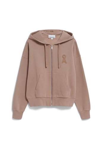 ARMEDANGELS Damen Sweatjacke Oversized Fit aus Bio-Baumwolle NIDORINAA Oversized Fit Cinnamon Dust von ARMEDANGELS