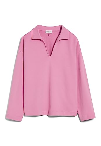 ARMEDANGELS Damen Sweatshirt Oversized Fit aus Bio-Baumwolle NAIRAA Oversized Fit Raspberry Pink von ARMEDANGELS
