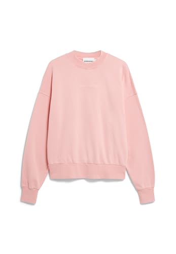 ARMEDANGELS Damen Sweatshirt aus Bio-Baumwolle ALIZAA GMT DYE Oversized Fit Deep Rosalilly von ARMEDANGELS