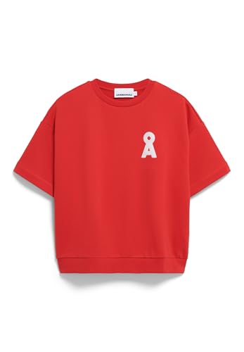 ARMEDANGELS Damen Sweatshirt aus Bio-Baumwolle BAMIKAA Oversized Fit Coral Blush von ARMEDANGELS