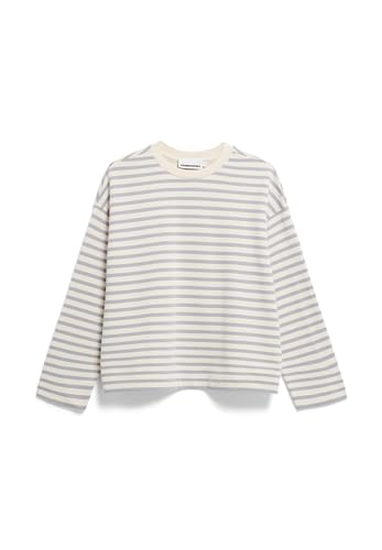 ARMEDANGELS Damen Sweatshirt aus Bio-Baumwolle FRANKAA MAARLEN Stripe Oversized Fit Undyed-Misty Morning ARMEDANGELS Damen Sweatshirt aus Bio-Baumwolle FRANKAA MAARLEN Stripe Oversized Fit Undyed-Misty Morning von ARMEDANGELS