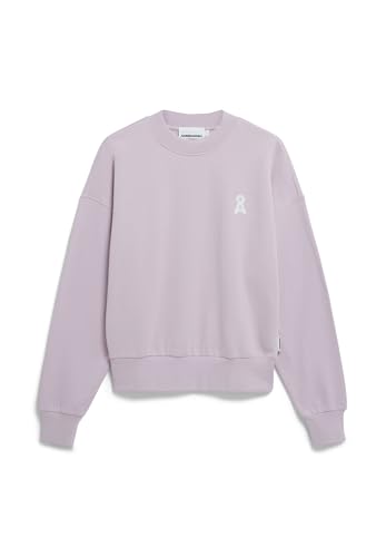 ARMEDANGELS Damen Sweatshirt aus Bio-Baumwolle Iconic Å ALIZAA Sweat Oversized Fit Ice Grape von ARMEDANGELS