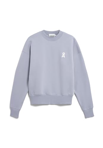 ARMEDANGELS Damen Sweatshirt aus Bio-Baumwolle Iconic Å ALIZAA Sweat Oversized Fit Misty Morning von ARMEDANGELS
