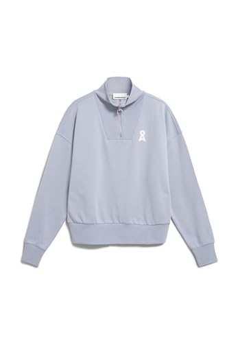 ARMEDANGELS Damen Sweatshirt aus Bio-Baumwolle TARMENAA Iconic Å Oversized Fit Misty Morning von ARMEDANGELS