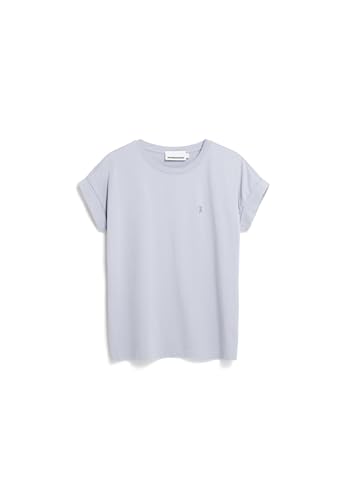 ARMEDANGELS Damen T-Shirt aus Bio-Baumwolle IDAARA Loose Fit Misty Morning von ARMEDANGELS
