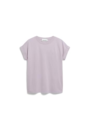 ARMEDANGELS Damen T-Shirt aus Bio-Baumwolle IDAARA Loose Fit Ice Grape von ARMEDANGELS