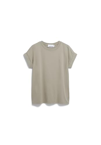 ARMEDANGELS Damen T-Shirt aus Bio-Baumwolle IDAARA Loose Fit Light Sage von ARMEDANGELS