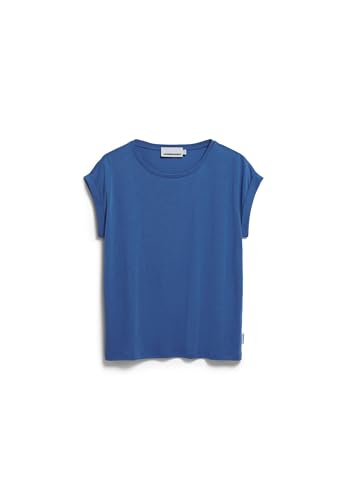 ARMEDANGELS Damen T-Shirt aus Tencel™ Lyocell Mix JILAANA Regular Fit Dark Morning von ARMEDANGELS