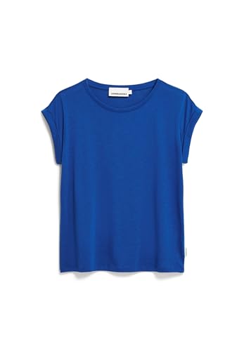 ARMEDANGELS Damen T-Shirt aus Tencel™ Lyocell Mix JILAANA T-Shirt Regular Fit Lapis Blue von ARMEDANGELS