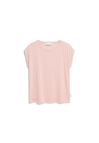 ARMEDANGELS Damen T-Shirt aus Tencel™ Lyocell Mix JILAANA Regular Fit Rosalilly von ARMEDANGELS