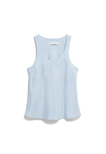 ARMEDANGELS Damen Top aus Tencel™ Luxe Lyocell Mix SISALIAA Regular Fit Morning Sky von ARMEDANGELS