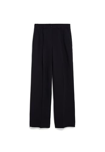 ARMEDANGELS Damen Webhose aus Leinen-Mix NUMAALI LINO Regular Fit Black von ARMEDANGELS