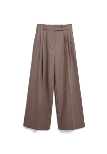 ARMEDANGELS Damen Webhose aus Tencel™ Lyocell Mix KAAYUA Pant Regular Fit Walnut Cream von ARMEDANGELS