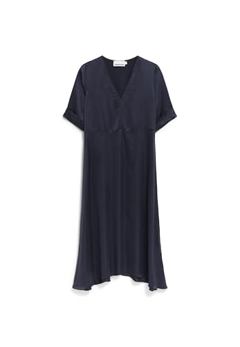 ARMEDANGELS Damen Webkleid aus Naia™ Renew VAALI Regular Fit Night Sky von ARMEDANGELS