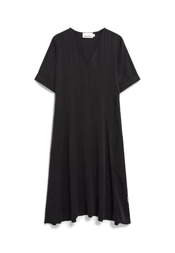 ARMEDANGELS Damen Webkleid aus Tencel™ Lyocell VAALI Regular Fit Black von ARMEDANGELS