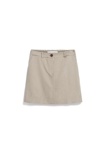 ARMEDANGELS Damen Webrock aus LENZING™ ECOVERO™ Viskose CHYALAA Regular Fit Sand Stone von ARMEDANGELS