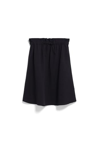 ARMEDANGELS Damen Webrock aus Leinen-Mix FILIZAA LINO Regular Fit Black von ARMEDANGELS