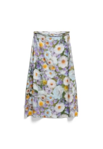 ARMEDANGELS Damen Webrock aus Tencel™ Lyocell Mix GRAATIA Green Garden Regular Fit Seagreen von ARMEDANGELS