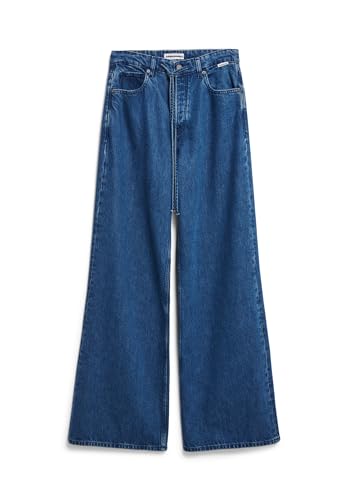 ARMEDANGELS Damen Wide Jeans Bio-Baumwoll Mix ASTRAEAAS Wide Jean Loose Fit Hummingbird von ARMEDANGELS