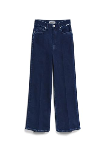 ARMEDANGELS Damen Wide Jeans recycelter Baumwoll Mix Comfort-Stretch MURLIAA Cropped Skinny Fit Polar von ARMEDANGELS